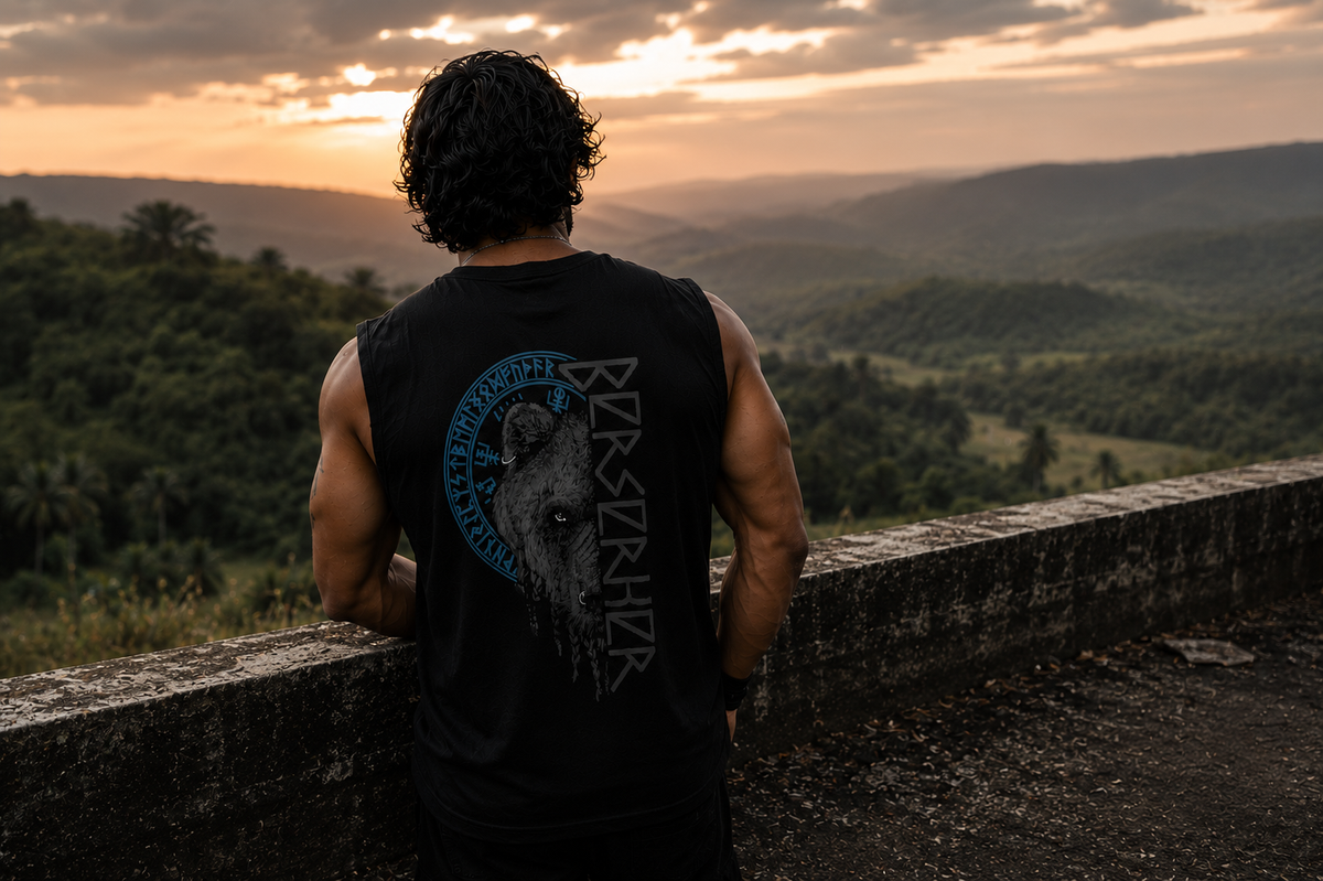 Berserker Sleeveless Printed T-Shirt | THE SUB/STANCE