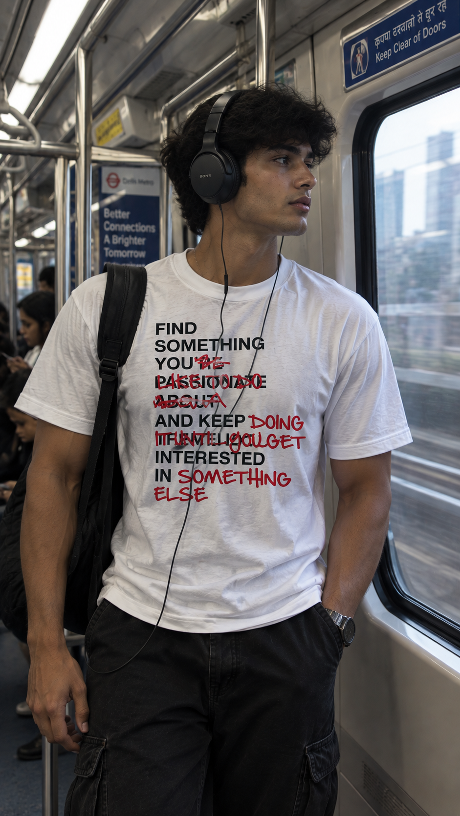 Commitment is Overrated Oversized Printed T-shirt | THE SUB/STANCE
