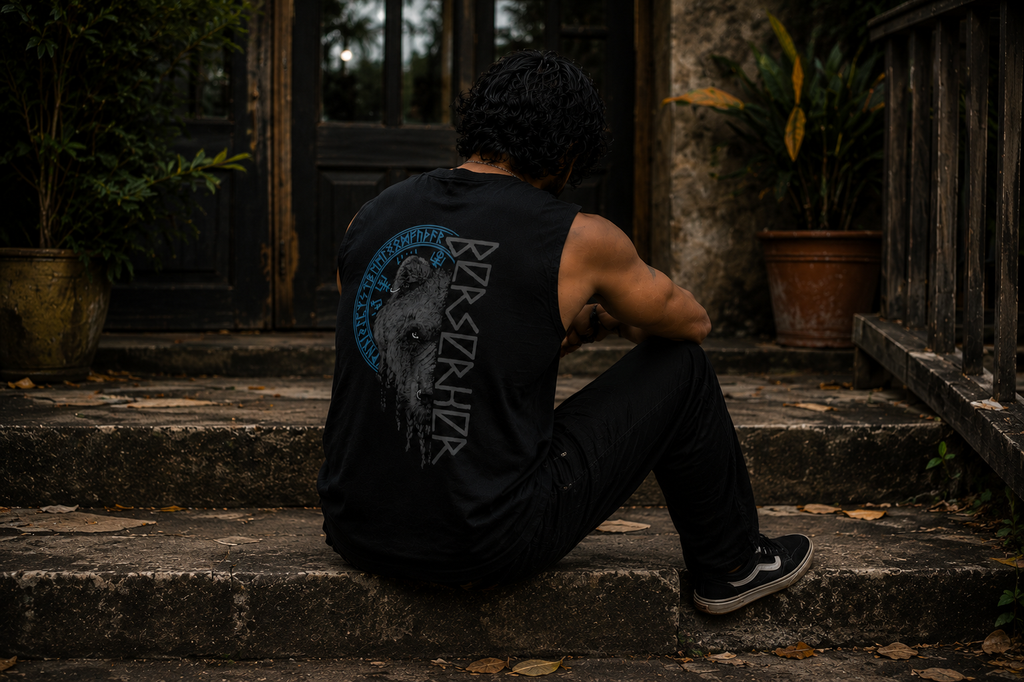 Berserker Sleeveless Printed T-Shirt | THE SUB/STANCE