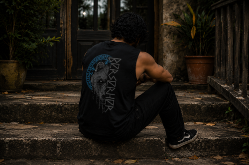 Berserker Sleeveless Printed T-Shirt | THE SUB/STANCE