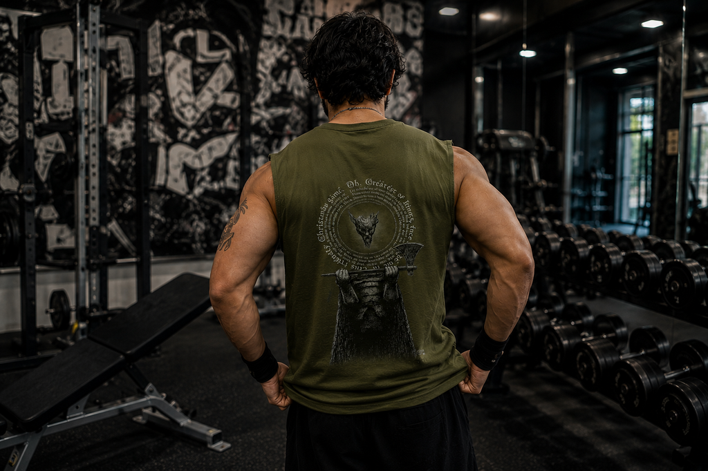 King Of Kings Sleeveless Printed T-Shirt | THE SUB/STANCE