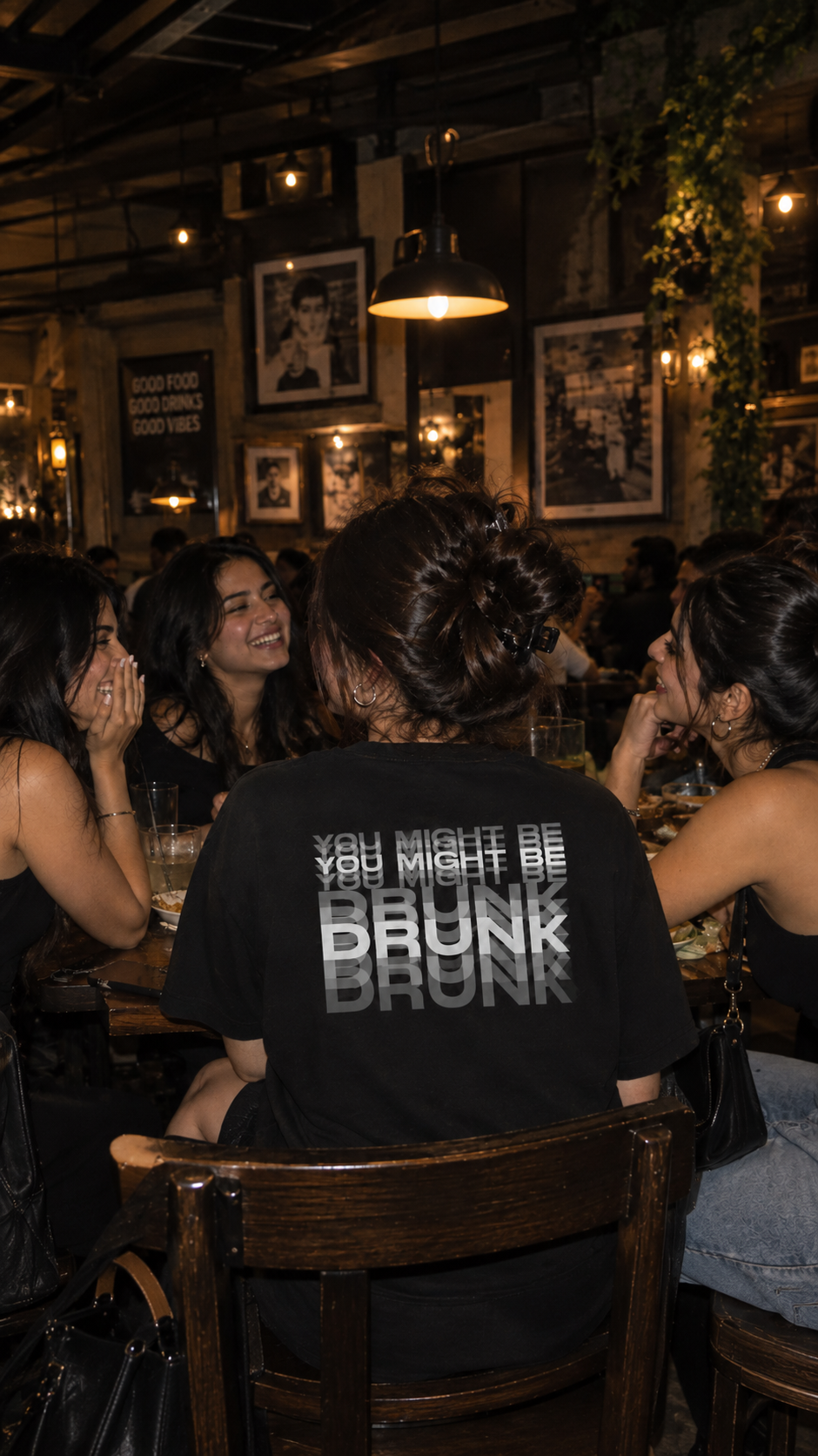 You Might Be Drunk Back Printed Oversized T-Shirt | THE SUB/STANCE