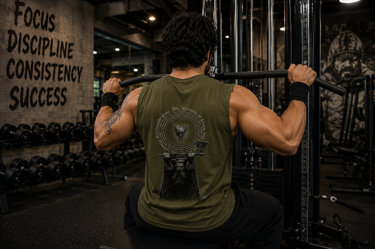 King Of Kings Sleeveless Printed T-Shirt | THE SUB/STANCE