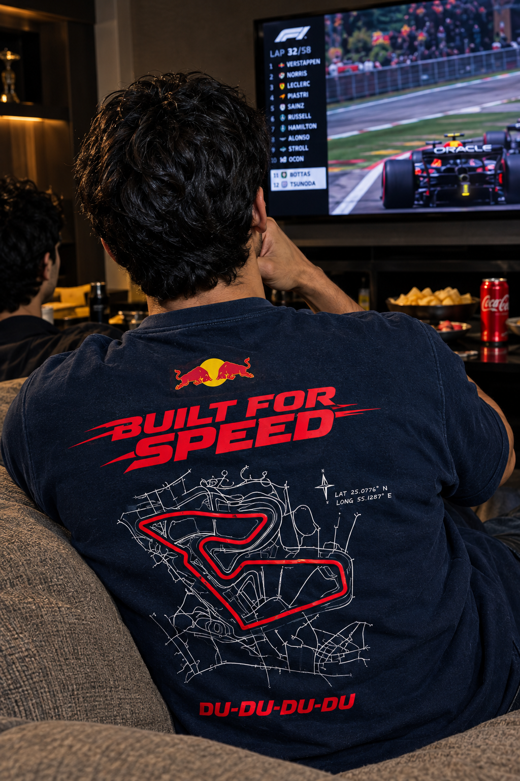 F1 Oversized Back Printed T-shirt | THE SUB/STANCE