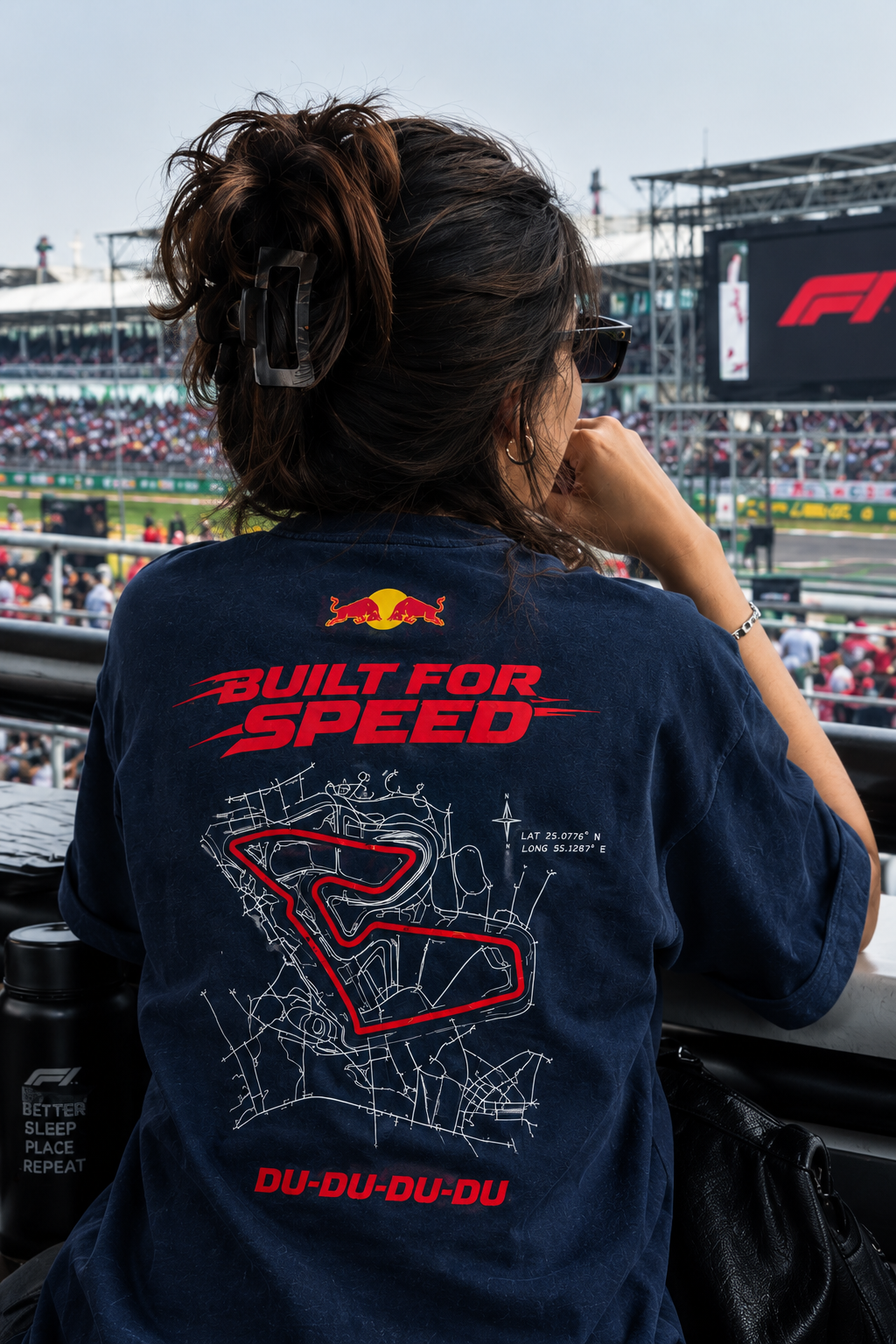 F1 Oversized Back Printed T-shirt | THE SUB/STANCE