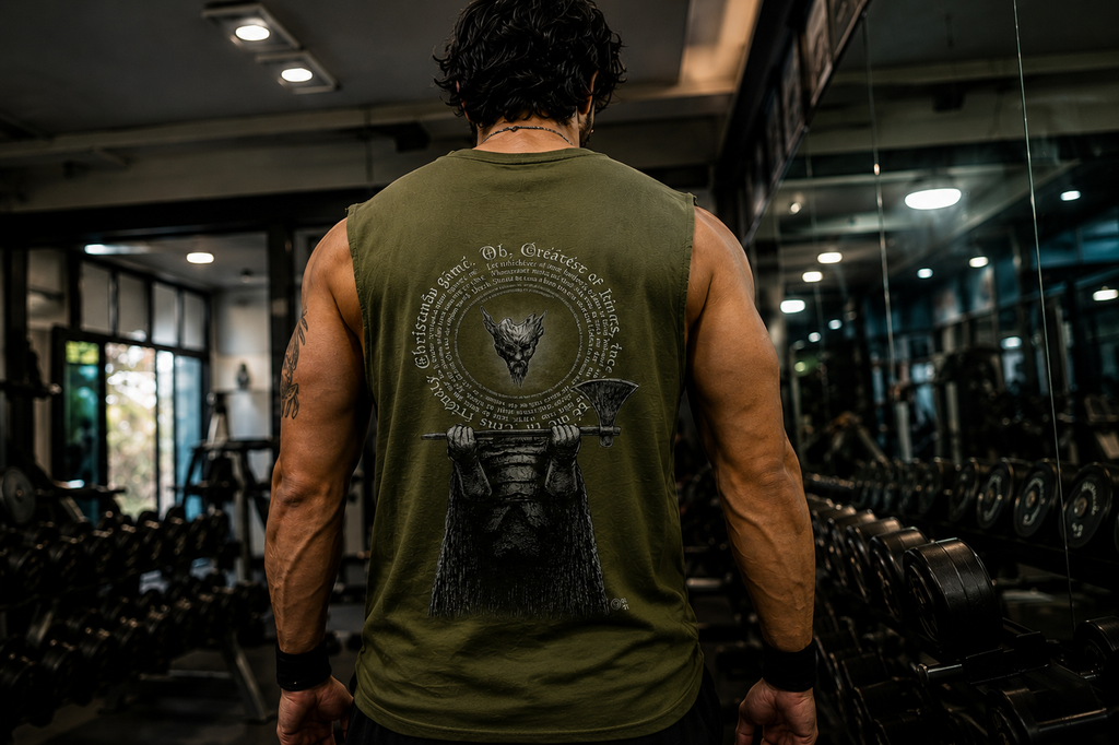 King Of Kings Sleeveless Printed T-Shirt | THE SUB/STANCE