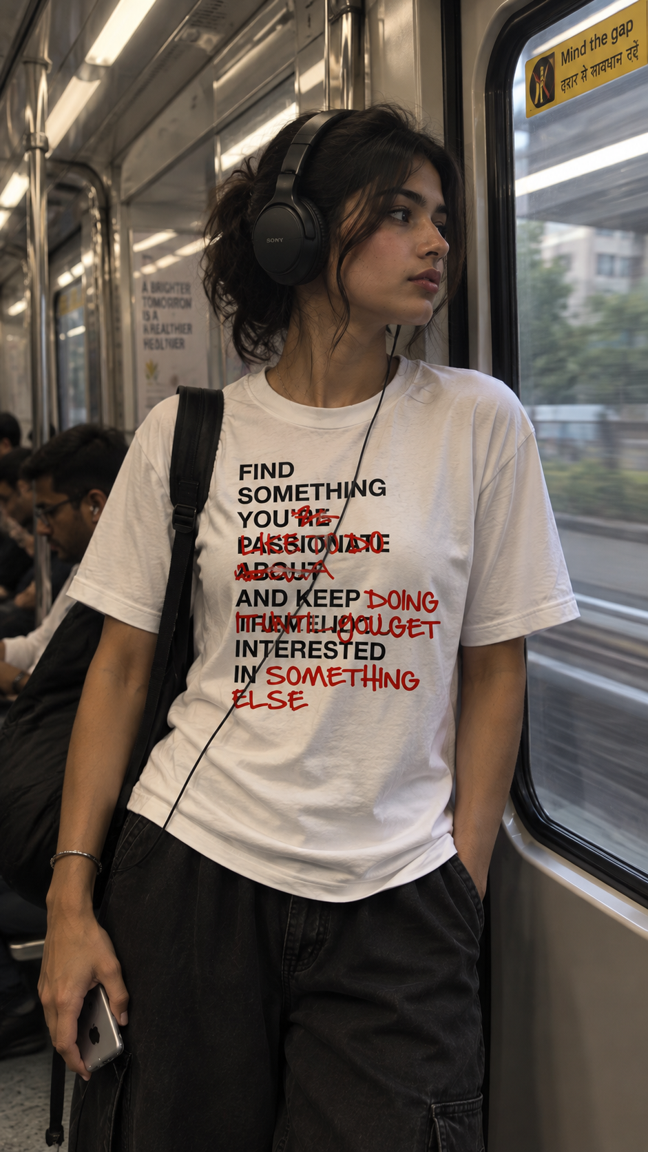 Commitment is Overrated Oversized Printed T-shirt | THE SUB/STANCE