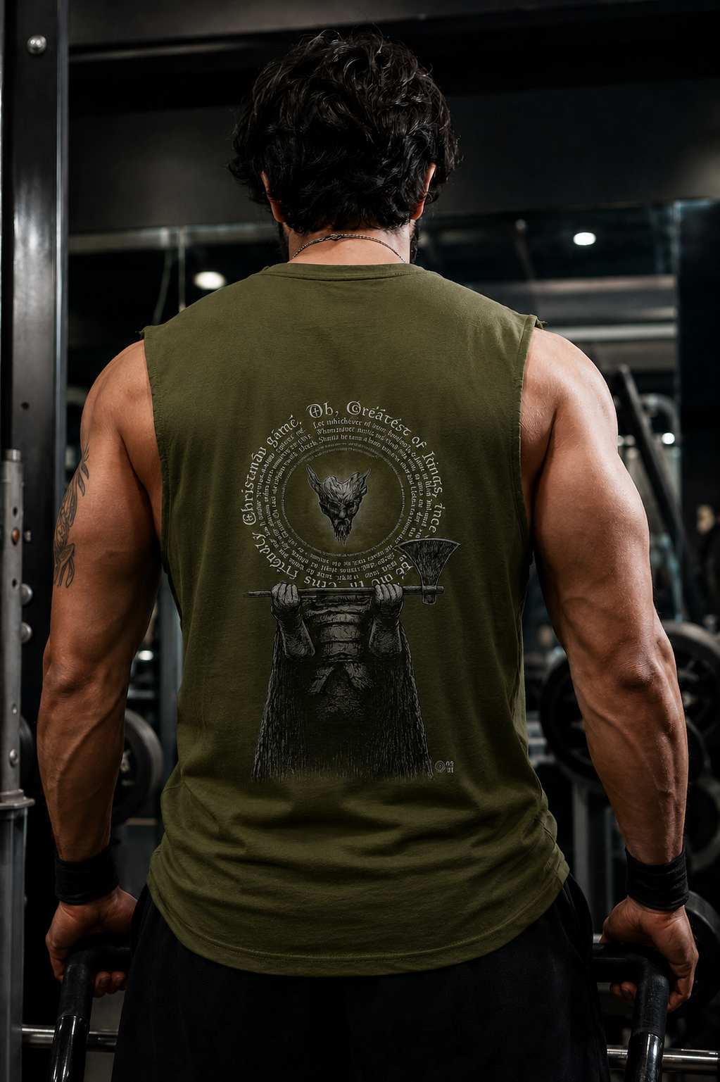 King Of Kings Sleeveless Printed T-Shirt | THE SUB/STANCE