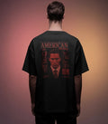 Back Printed Oversized T-shirt - American Psycho